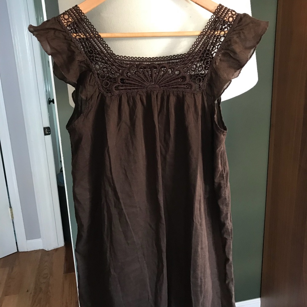 Jcrew brown top